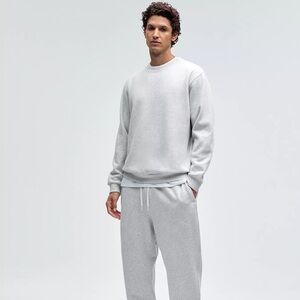 NWT • Lululemon Steady State Crew • Light Gray Crewneck • Size Medium